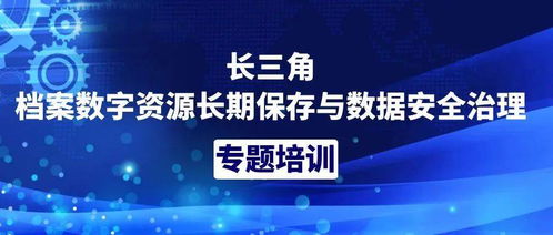 長(zhǎng)三角檔案數(shù)字資源長(zhǎng)期保存與數(shù)據(jù)安全治理專題培訓(xùn)內(nèi)容搶鮮看 數(shù)字技術(shù)創(chuàng)新路徑解析